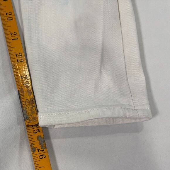 Miss Me Jeans Women's 27 White Embroidered Floral Boyfriend Lot J - Picture 7 of 7